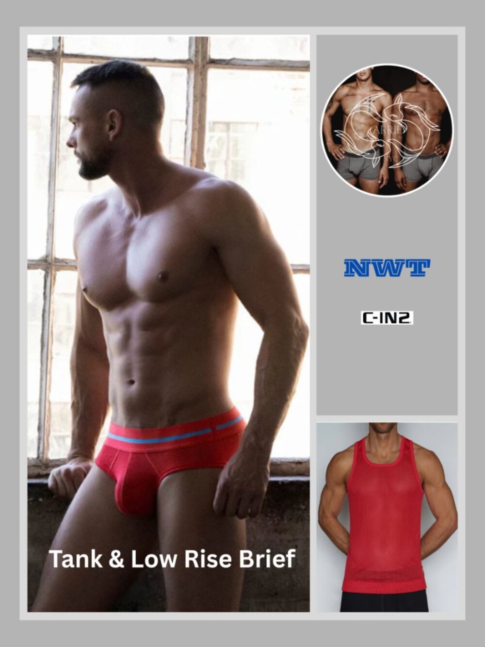 C-IN2 - Scrimmage - Tank and Low Rise - Rafa Red (M)
